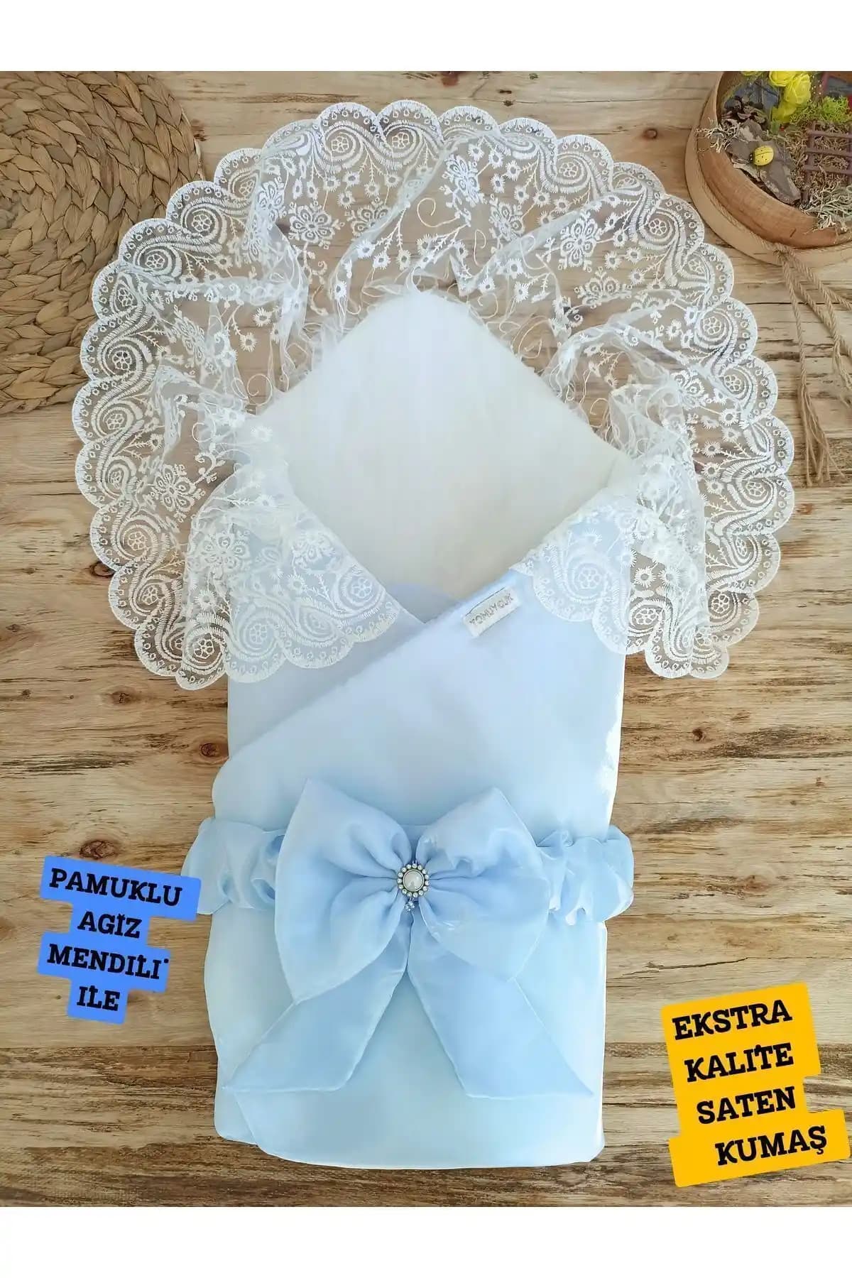 Tomuycuk %100 Pamuklu Bebek Uyku Kundağı Konfor ve Güvenlik Bir Arada