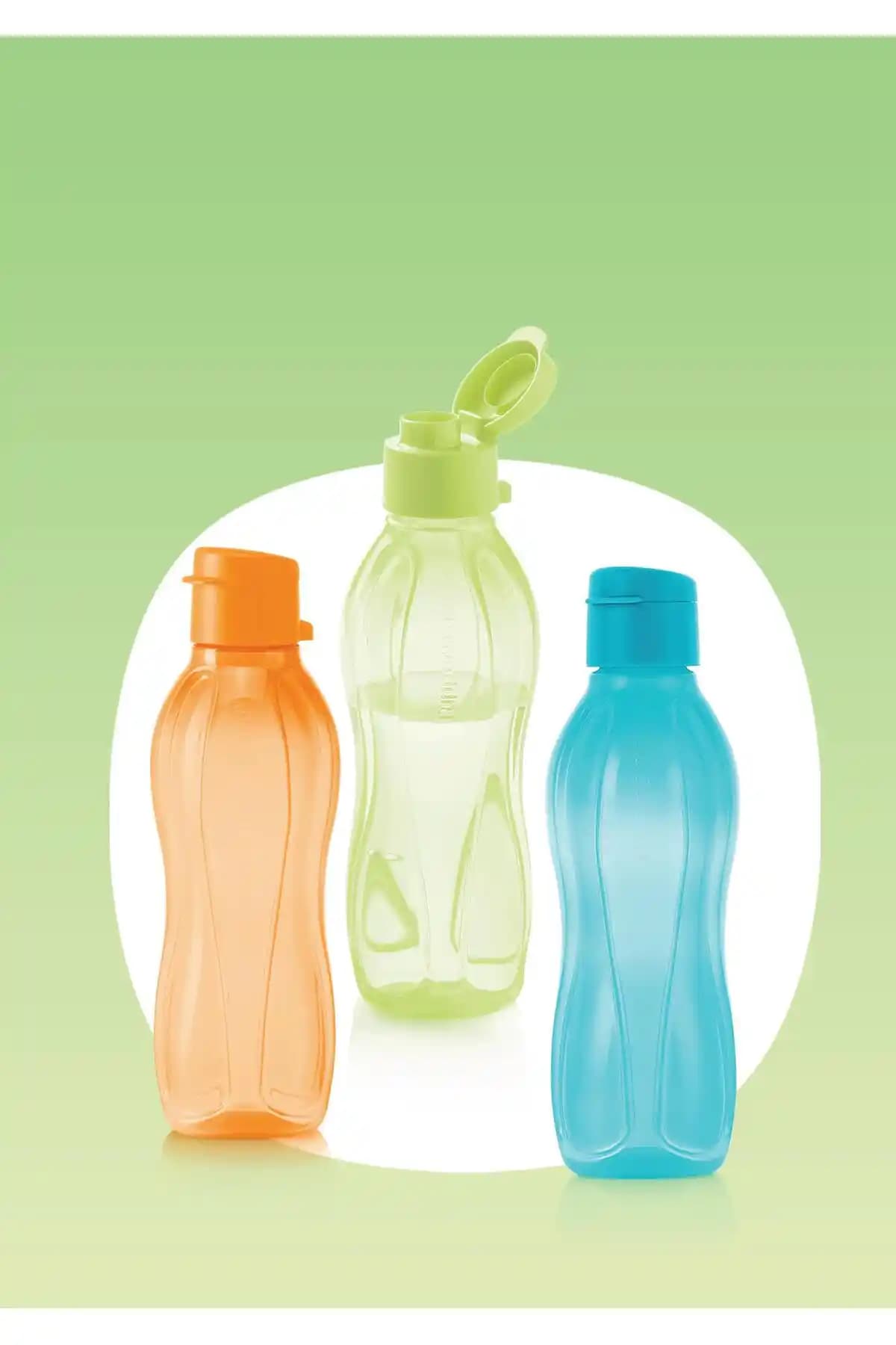 Tupperware Eco Şişe Suluk ve Matara Seti 3'lü Sağlıklı ve Çevre Dostu Tasarım