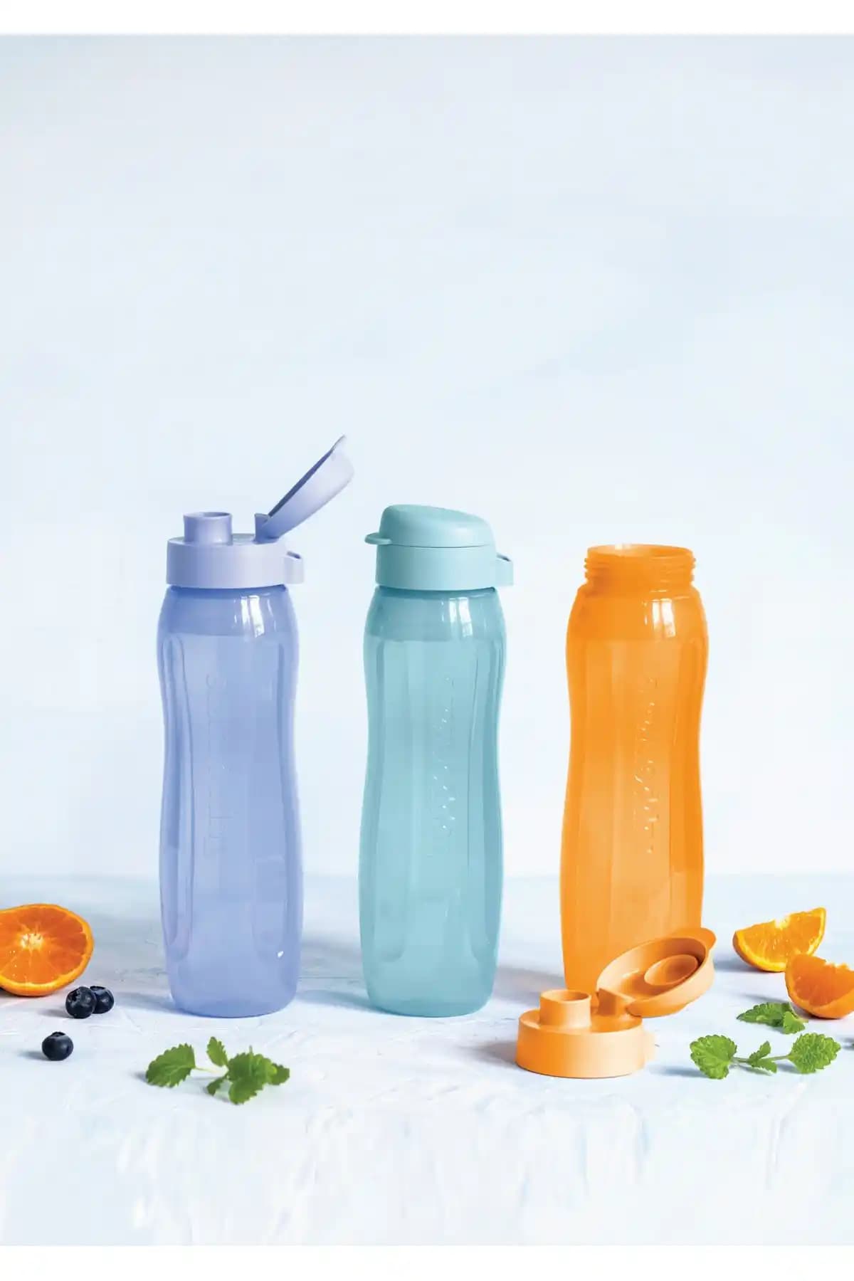Tupperware Eco Slim Şişe 750 ml 3'lü Set Çevre Dostu ve Kullanışlı Tasarım