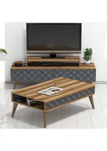 Variant Mobilya City TV Ünitesi ve Orta Sehpa Takımı: Modern ve Şık Tasarım Özellikleri