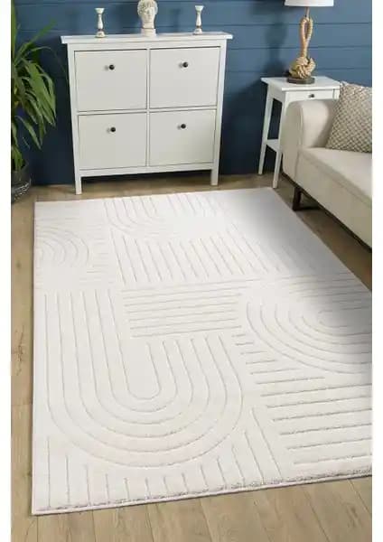 Venucci Quincey Bukleli Yu<muş>ak Peluş Post Halı Modern ve Dayanıklı Tasarım