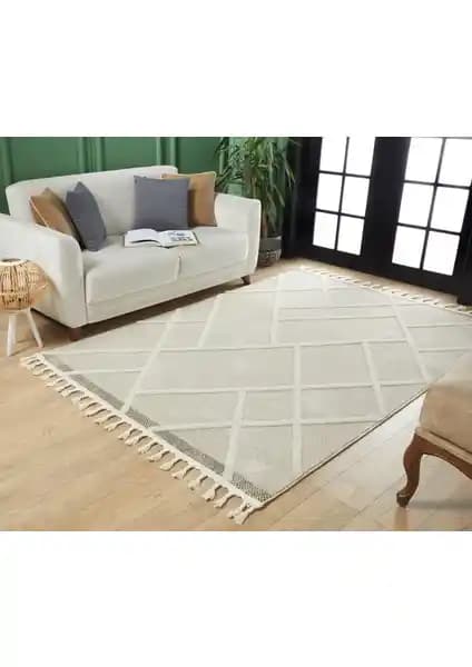 Venucci Quincey Bukleli Yuşak Peluş Post Halı Modern ve Konforlu Tasarım