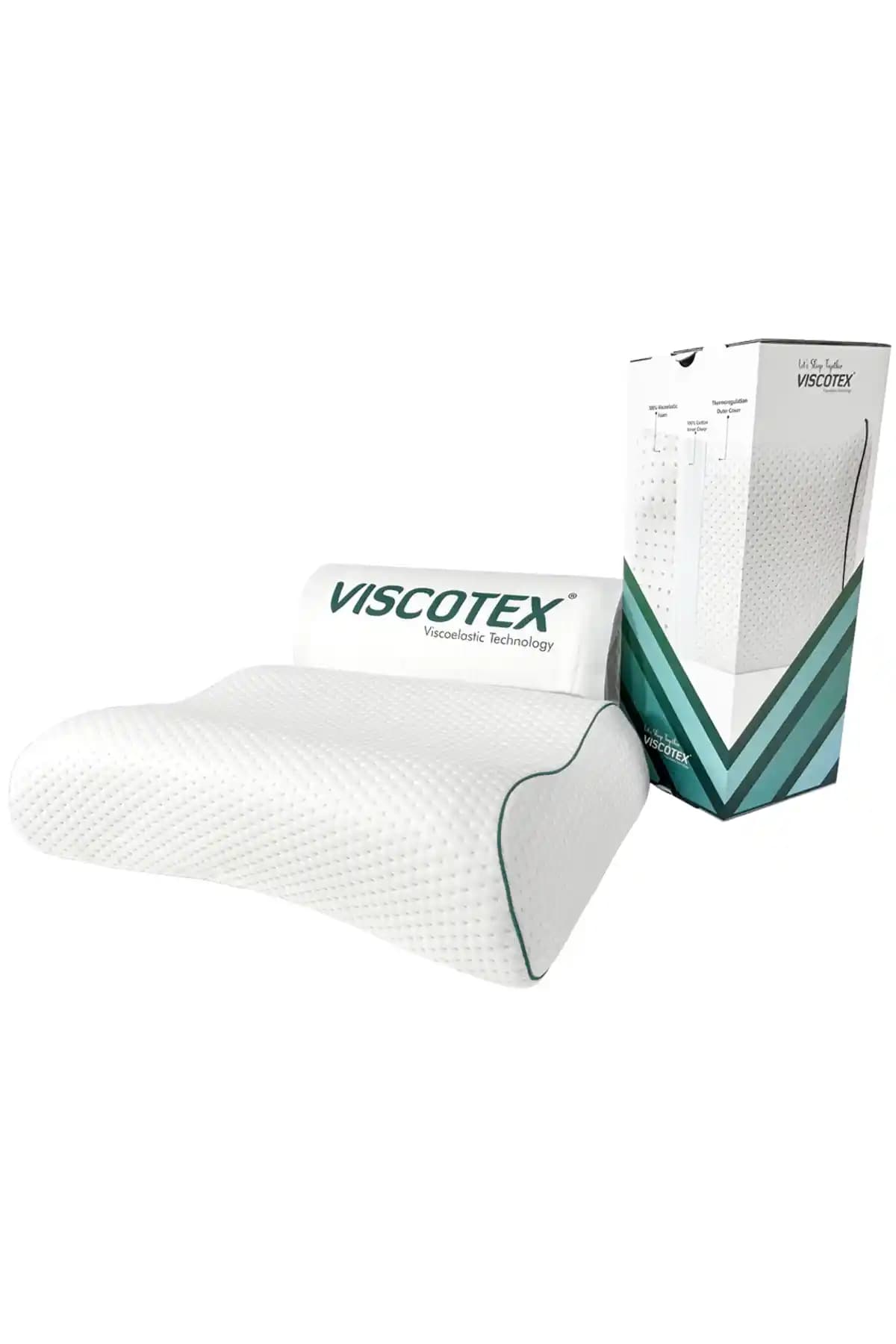 Viscotex® Yüksek Ortopedik Boyun Destekli Yastık: Ergonomik ve Sağlıklı Uyku Çözümü