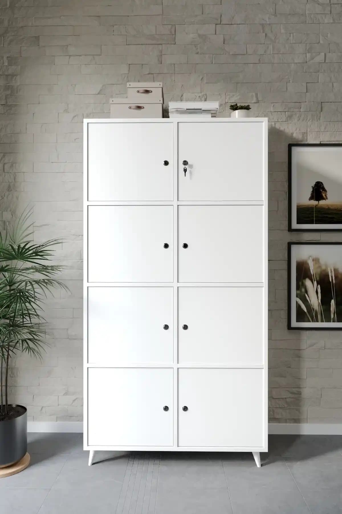 WENCE Punto Kilitli Dosya ve Klasör Dolabı: Güvenli ve Estetik Depolama Çözümü