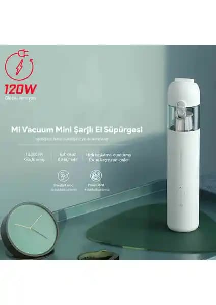 Xiaomi Mi Vacuum Mini El Süpürgesi: Güçlü Emiş ve Taşınabilirlik Özellikleriyle Pratik Temizlik Çözümü