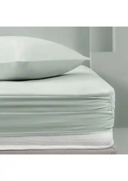 Yataş Bedding Noah Lastikli Çarşaf 90x190 cm Nil Yeşili Yatak Koruyucu ve Dekoratif Ürün