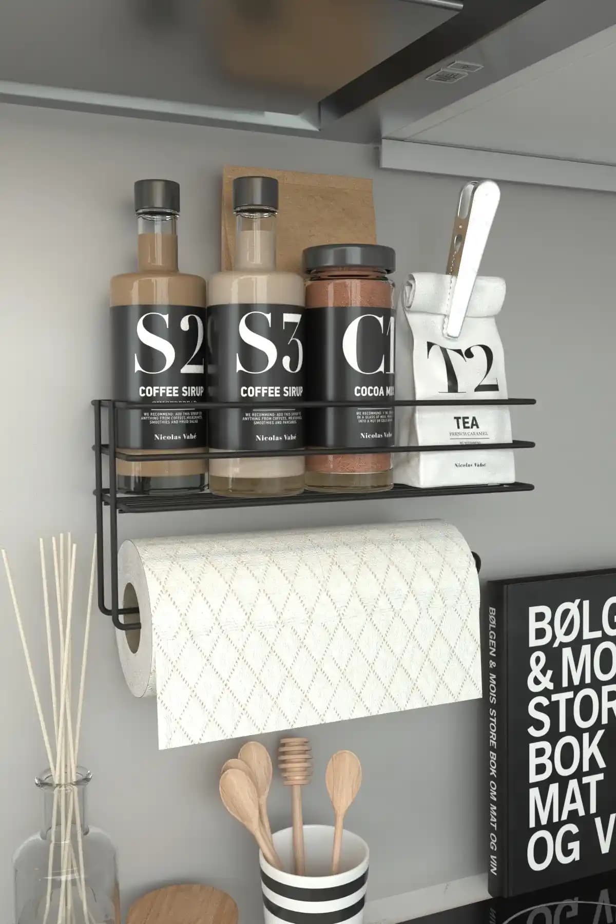 Zabata Raflı Kağıt Rulo Havluluk: Modern ve Çok Yönlü Mutfak ve Banyo Düzeni Çözümü