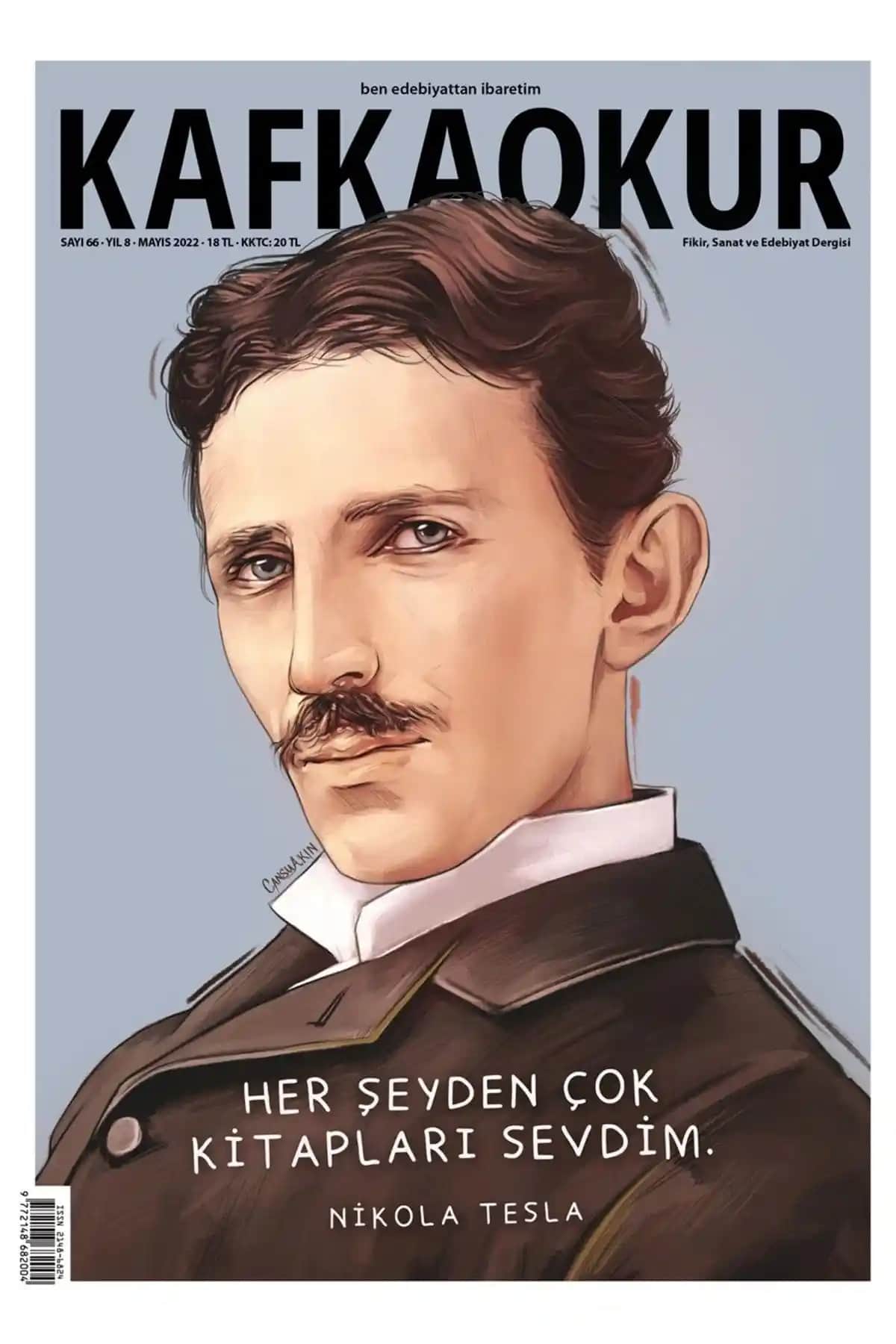 KafkaOkur Dergisi Sayı 66 ve 94 Karşılaştırması Nikola Tesla ve Joker Temalarıyla