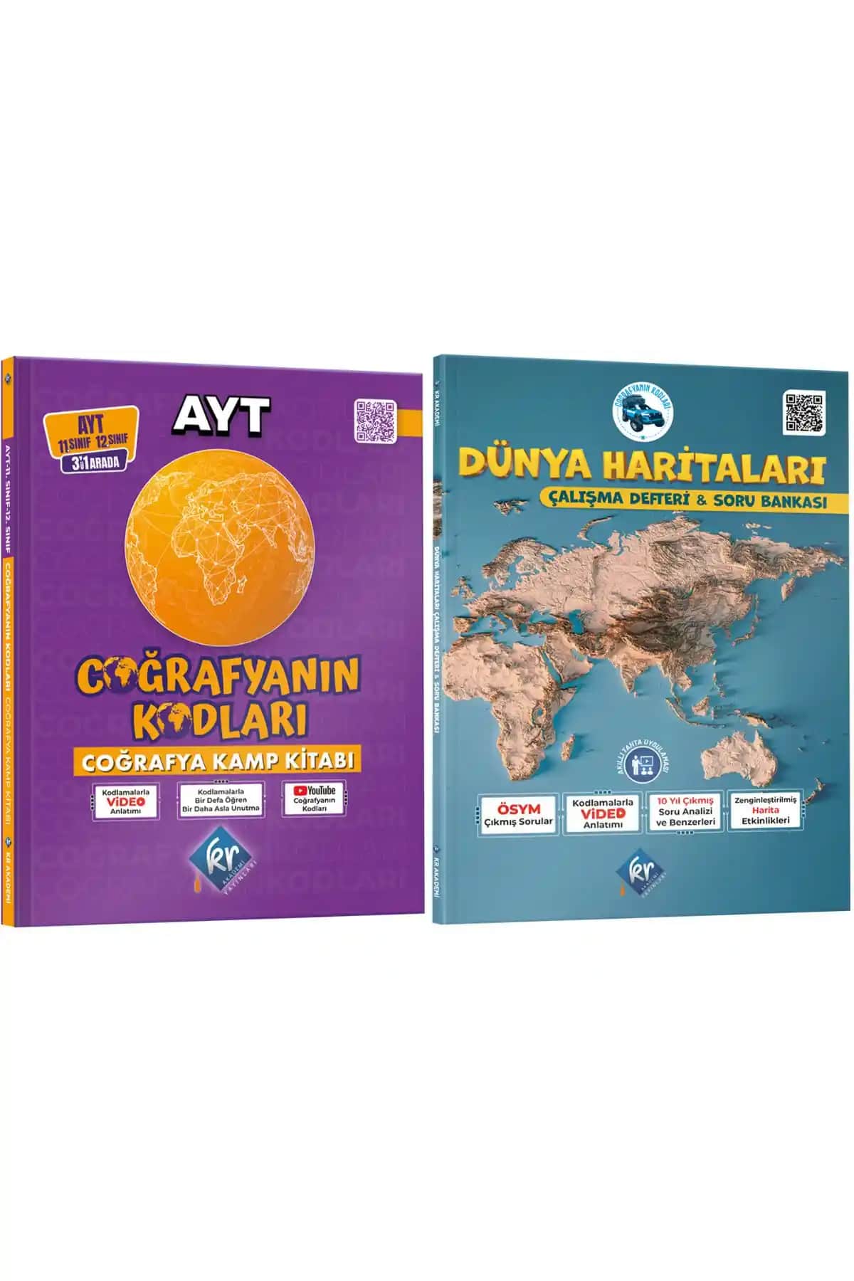 KR Akademi Yayınları Coğrafyanın Kodları AYT ve TYT Sınavlarına Uygun Kitaplar Karşılaştırması