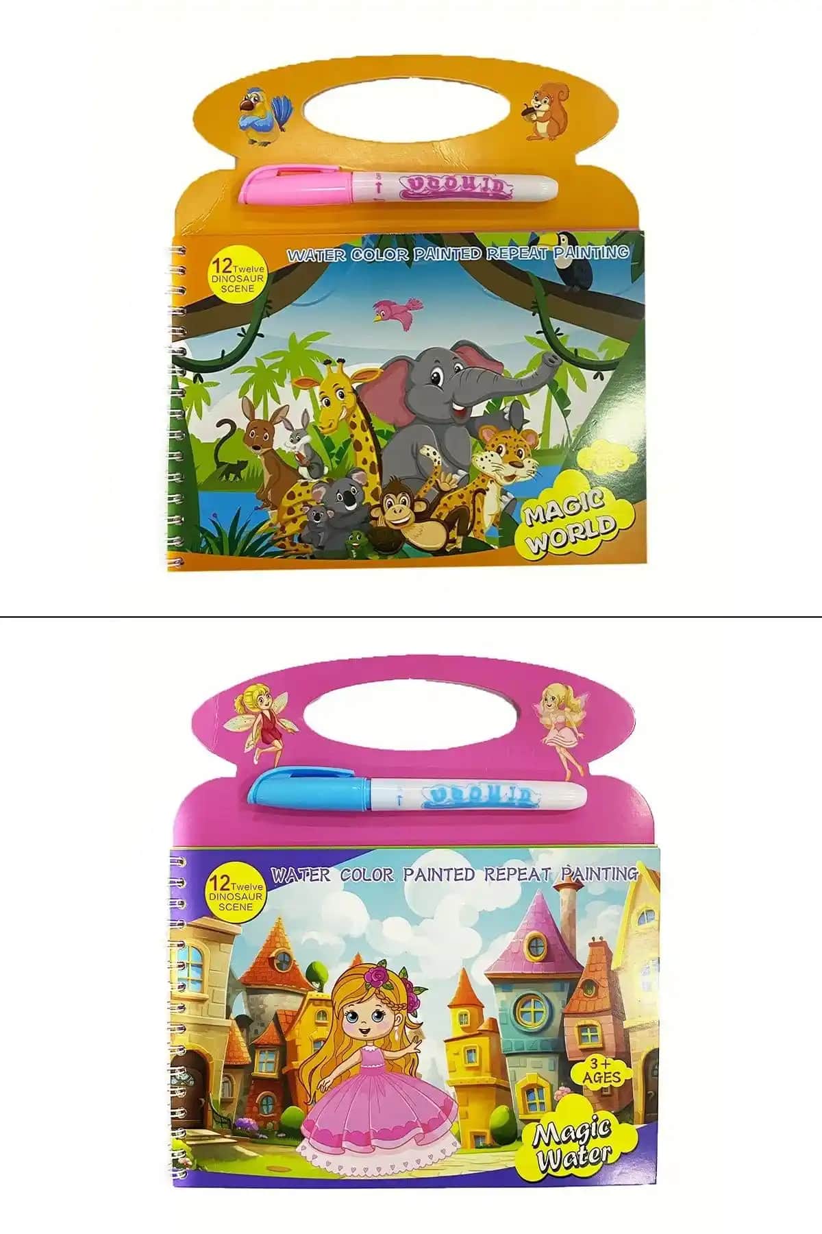 Magic Water Setleri Karşılaştırması: Peri ve Uzay Temalı Boyama Kitapları