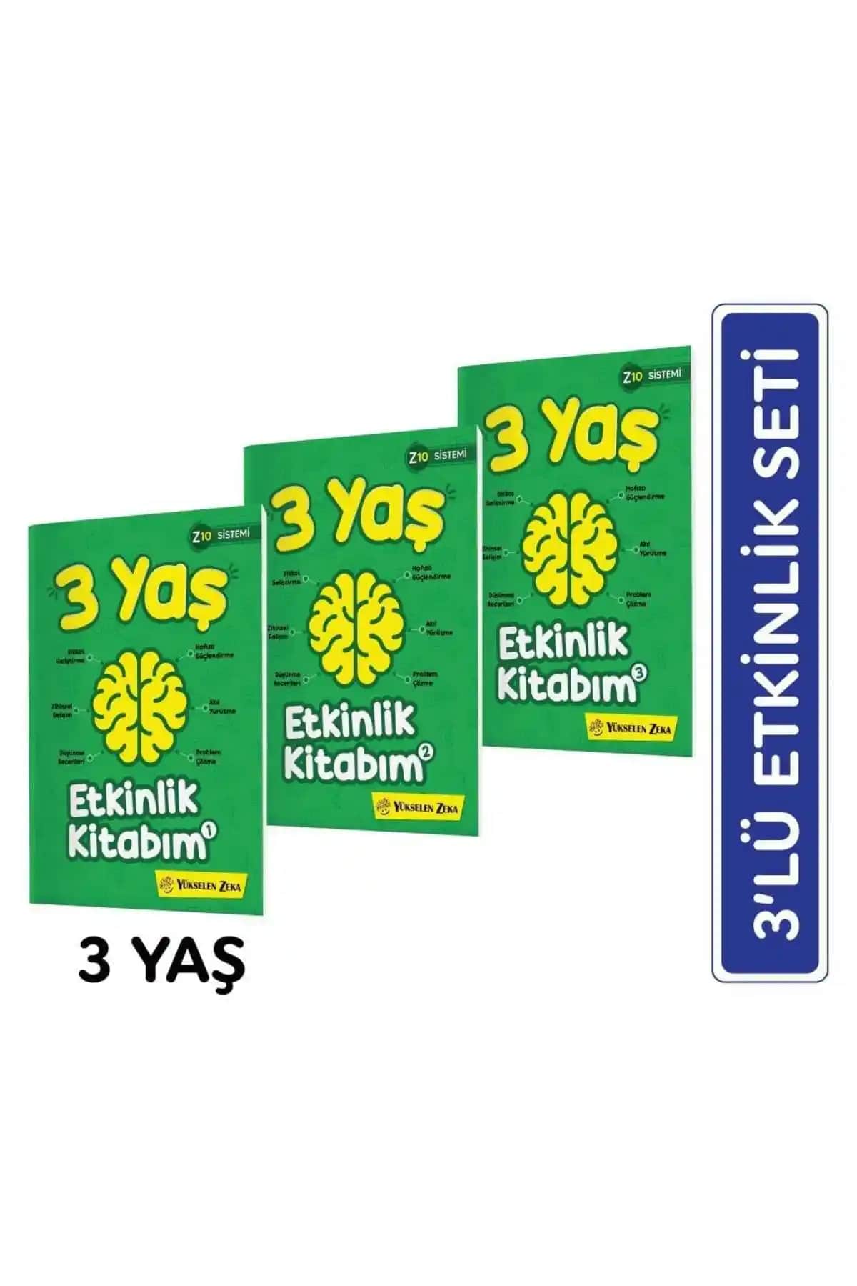 Yükselen Zeka 3 Yaş Etkinlik Kitabı ve Makaslı Set Karşılaştırması