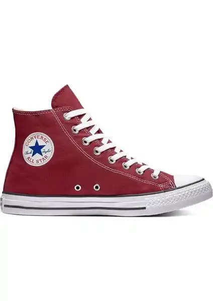 Converse Chuck Taylor All Star Bordo Erkek Yüksek Sneaker Şık ve Konforlu Tasarım
