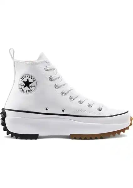 Converse Run Star Hıke Canvas Platform Kadın Sneaker Beyaz Modern ve Konforlu Tasarım
