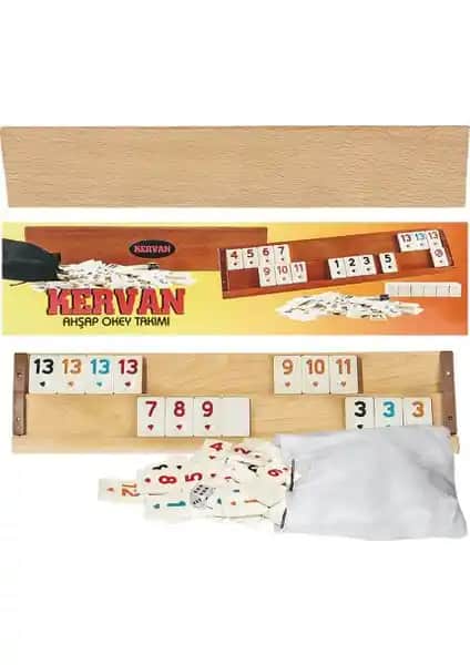 Eser Kervan Ağaç Okey Takımı ile Route Mega Plastik Okey Takımı Karşılaştırması