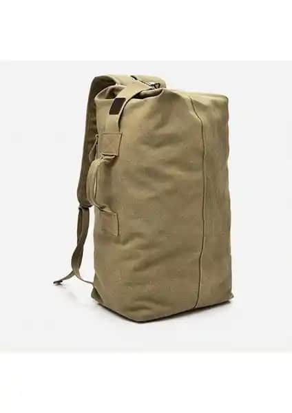 İyi Çanta Çok Amaçlı Askeri Kanvas Sırt Çantası: Dayanıklı ve Şık Çok Fonksiyonlu Tasarım