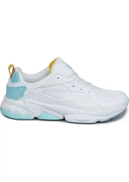 Jump 24711 Beyaz Mint Yeşili Kadın Sneaker Günlük Şıklık ve Konfor Bir Arada