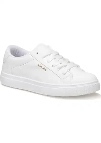 Kinetix Poro 1fx Beyaz Kadın Havuz Taban Sneaker Şıklık ve Konfor Sunan Modern Tasarım