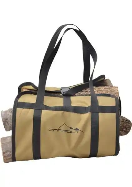 Nurgaz Campout Odun Taşıma Çantası Kamp ve Doğa Aktiviteleri İçin Kullanışlı Çözüm