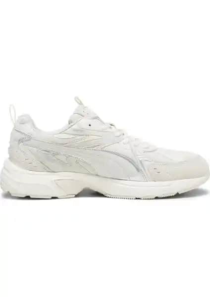 Puma Milenio Tech Suede Ekru Kadın Spor Ayakkabısı Şık ve Konforlu Tasarım