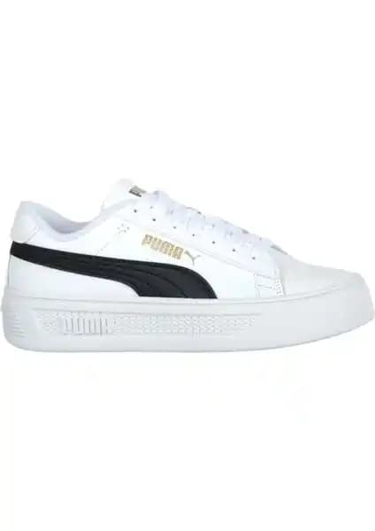 Puma Smash Platform V3 Beyaz Kadın Sneaker: Şıklık ve Konforun Modern Buluşması