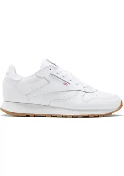 Reebok CL LTHR Beyaz Unisex Sneaker: Şıklık ve Konfor Sunan Dayanıklı Spor Ayakkabısı