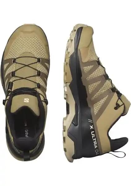 Salomon X Ultra 4 Erkek Outdoor Ayakkabısı Haki Renkli Dayanıklı ve Şık Tasarım