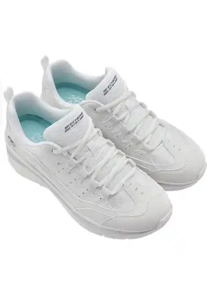 Skechers Fashion Fit 896295 Kadın Spor Ayakkabısı Beyaz Renk ile Şıklık ve Konfor Bir Arada