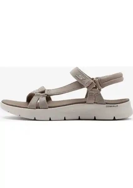 Skechers Go Walk Flex Kadın Bej Sandalet Konfor ve Şıklık Sunan Modern Tasarım