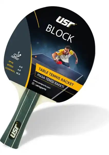 Usr Block ITTF Onaylı Masa Tenisi Raketleri ve Aksesuarları Profesyonel ve Başlangıç Seviyesi İçin