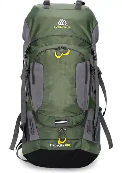 Weikani 60L Su Geçirmez Yürüyüş Sırt Çantası: Dayanıklı ve Fonksiyonel Açık Hava Çantası