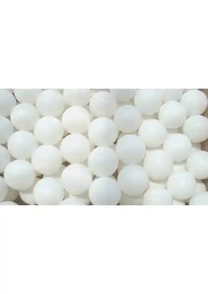 YYB Beyaz Pinpon Topu 12'li Set Çocuklar ve Eğlence Amaçlı Kullanım İçin Uygun