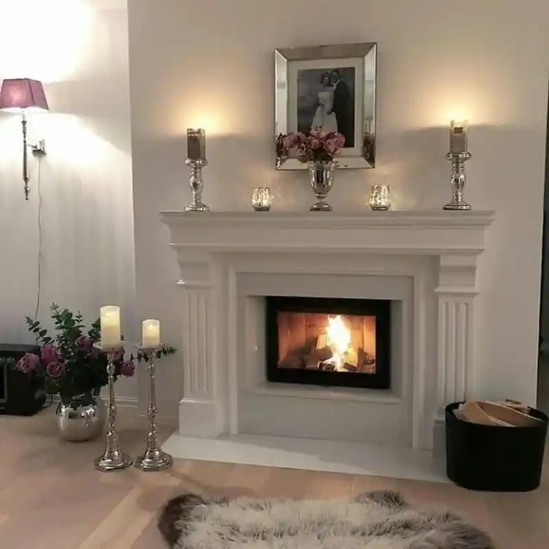 1980'ler Tarzı Hasarlı Şömineyi Ekonomik ve Geçici Yenileme Yöntemleri