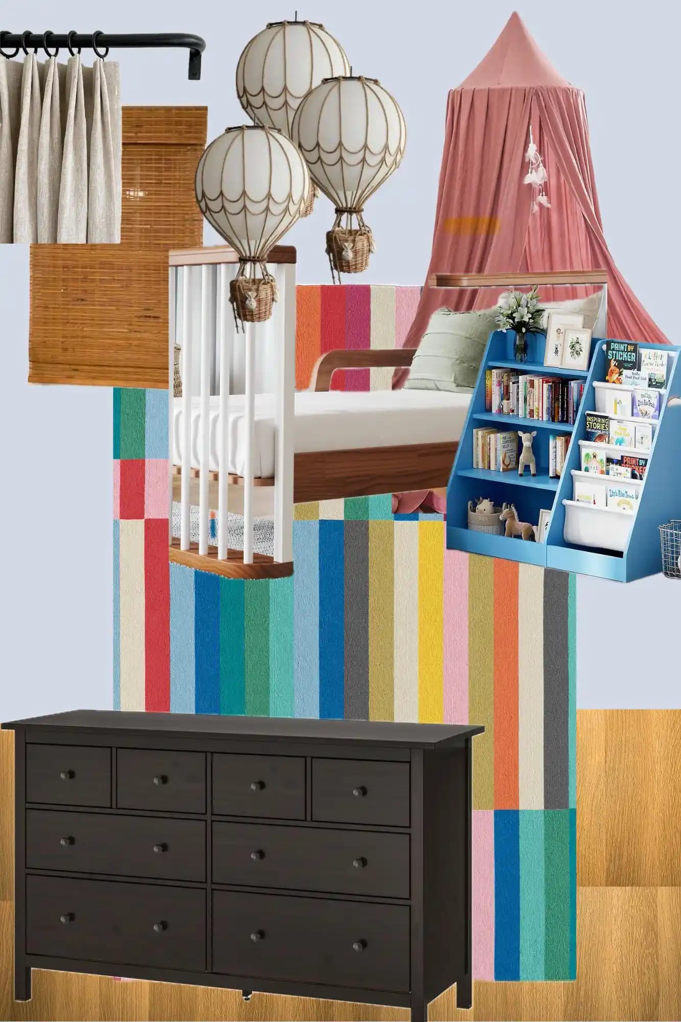 2.5 Yaş Çocuk Odası Dekorasyonu: Fonksiyonel Duvar Sanatı, Aydınlatma ve Oturma Alanları