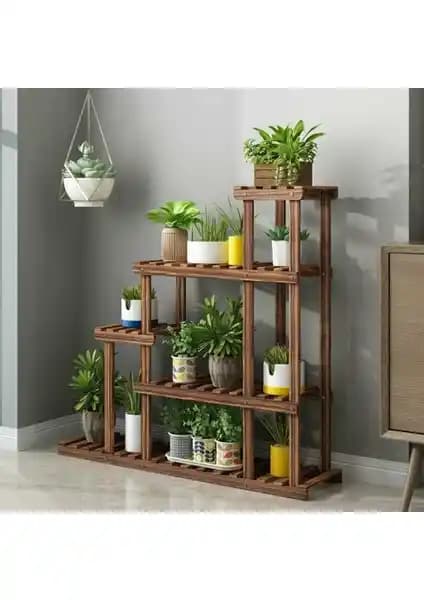 Alan Dekor Eskitme Ahşap Dekoratif Saksılık: Modern ve Doğal Tasarım ile Estetik Katın