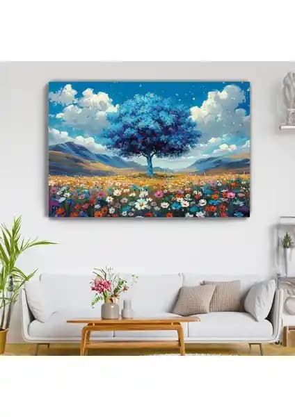 Arkeot İlk Bahar Kanvas Duvar Tablosu: Doğanın Güzelliklerini Evinize Yansıtın
