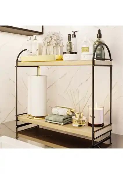 Bino Mutfak Rafı: Şık ve Fonksiyonel Ahşap Çok Amaçlı Depolama Çözümü