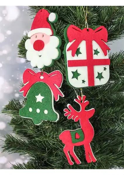 Bonvos Keçe Yılbaşı Süsleri: Dayanıklı ve Estetik Dekorasyon Seçeneği