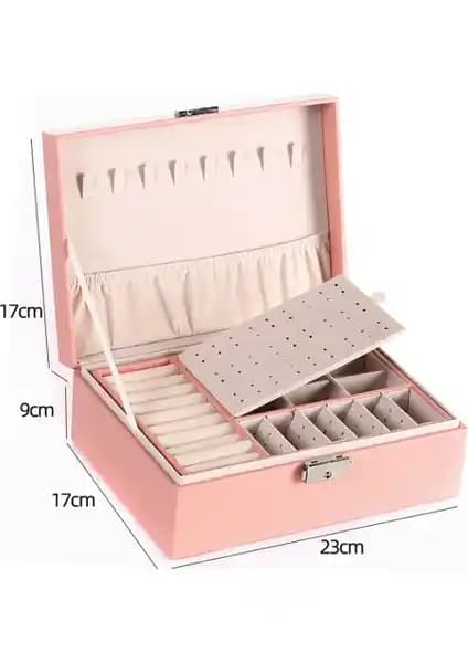 Buyfun Çok Fonksiyonlu Mücevher Kutusu: Şık ve Güvenli Takı Saklama Çözümü