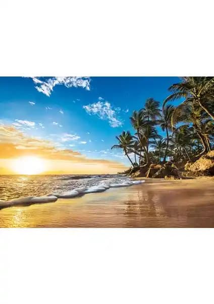 Clementoni Tropical Sunrise 1000 Parça Yetişkin Puzzle Doğa ve Deniz Temasıyla Sakinleştirici Deneyim