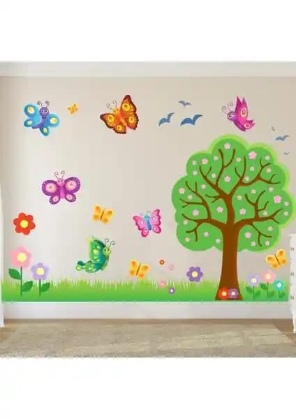 Çocuk Odası Dekorasyonu İçin Doğa Temalı Duvar Stickerları ve Özellikleri