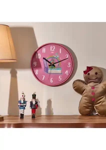 Çocuk Odası İçin Renkli ve Sessiz Çocuk Duvar Saati - Modern Dekorasyon Unsuru