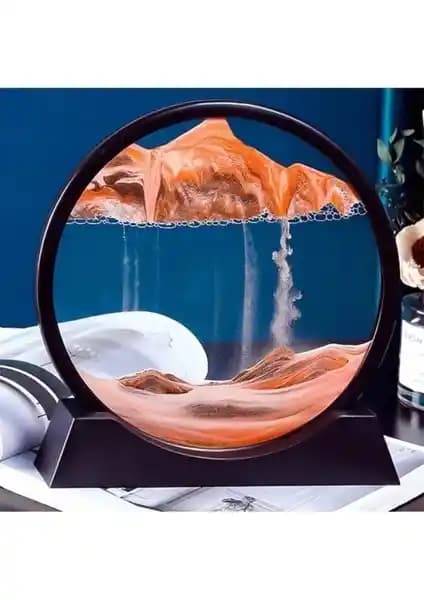 Deco Elit 7 İnç Orta Boy Dekoratif Kum Tablosu Modern ve Dinamik Sanat Eseri