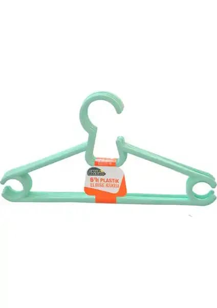 Decobella OMAK Plastik Elbise Askısı 6'lı: Pratik ve Uygun Fiyatlı Dolap Organizasyonu Çözümü