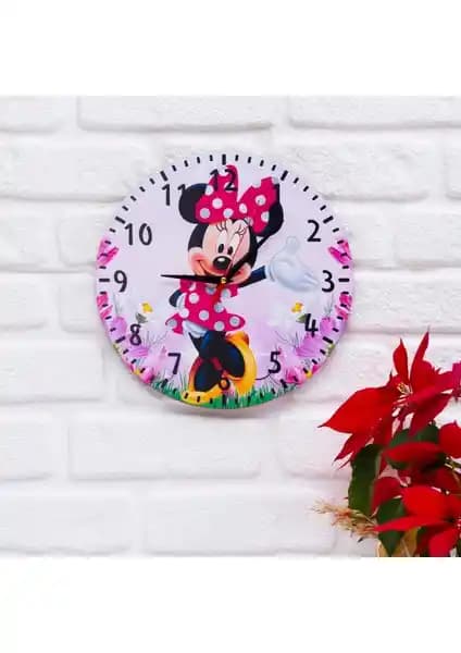 Deep Craft Ahşap Duvar Saati Çocuk Odası ve Salonlar İçin Modern Dekorasyon Seçeneği