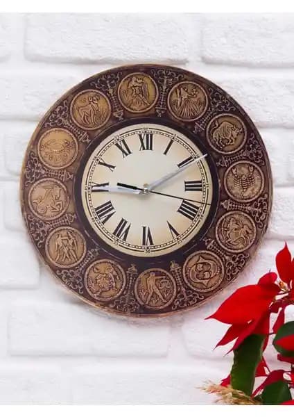 Deep Craft Dekoratif Ahşap Duvar Saati Antik Eserler Temasıyla Şıklık ve Fonksiyonellik Sunar