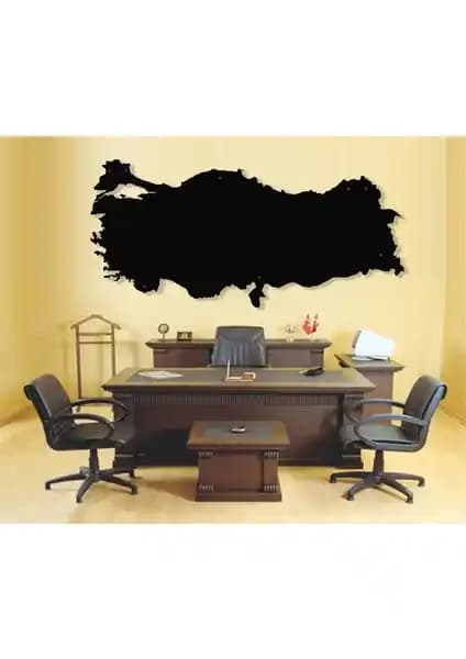 Dekadron Türkiye Haritası Metal Tablo: Dayanıklı ve Estetik Modern Duvar Dekoru