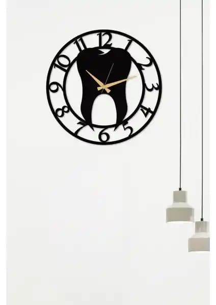 Gowpenart Dizayn Siyah Metal Duvar Saati: Modern ve Şık Tasarım Çözümü