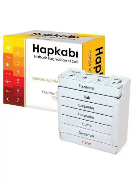 Hapkabı Haftalık İlaç Saklama Seti: Kullanışlı ve Güvenilir Çözüm