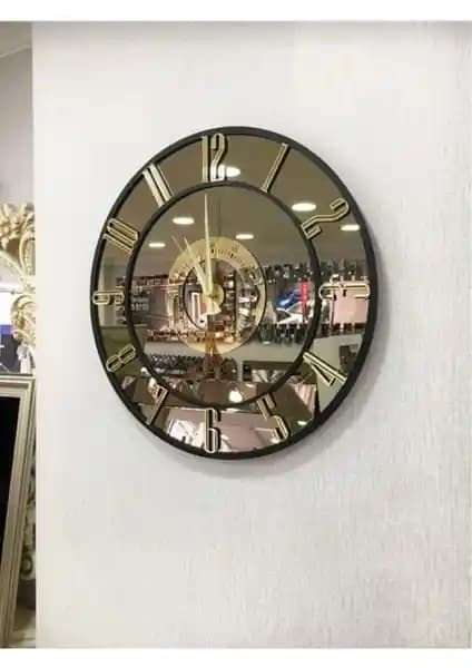 Harika Crown Aynalı Duvar Saati: Modern ve Şık Tasarımıyla Dekorasyonunuza Zarif Dokunuş
