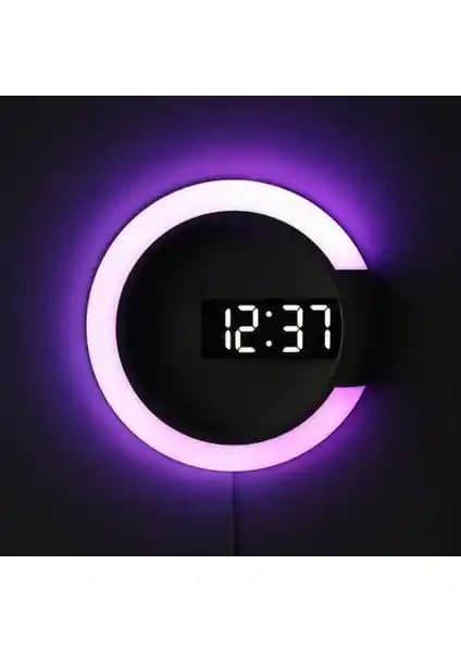 Humble LED Dijital Duvar Saati: Modern Tasarım ve Çok Fonksiyonlu Kullanım